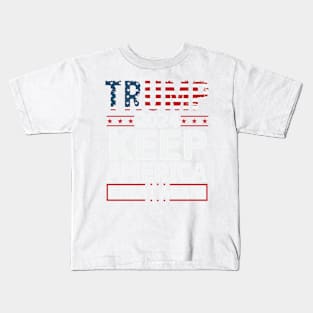 Trump 2024 keep America great again Kids T-Shirt